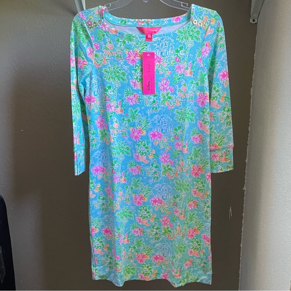 NWT Lilly Pulitzer Disney Sophie Dress Size Small Minnie and Mickey Mouse